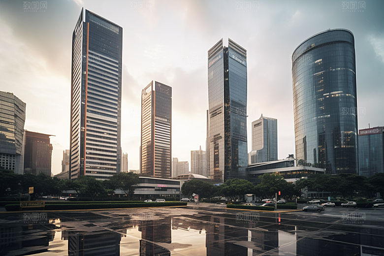 深圳城市风光国内游旅行摄影图