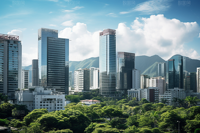 深圳城市风光都市国内游摄影图