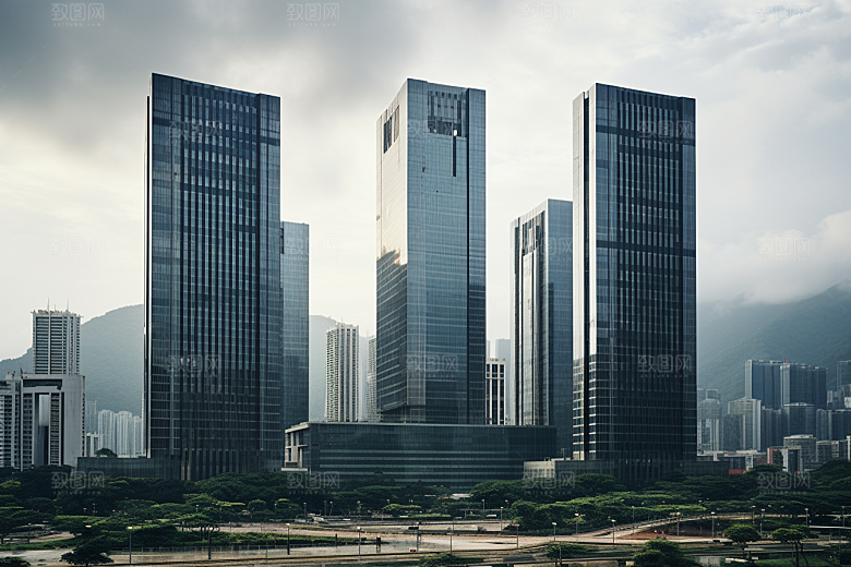 深圳城市风光旅行经济特区摄影图