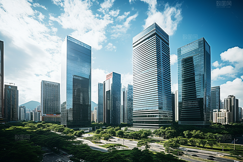 深圳城市风光景色风景摄影图