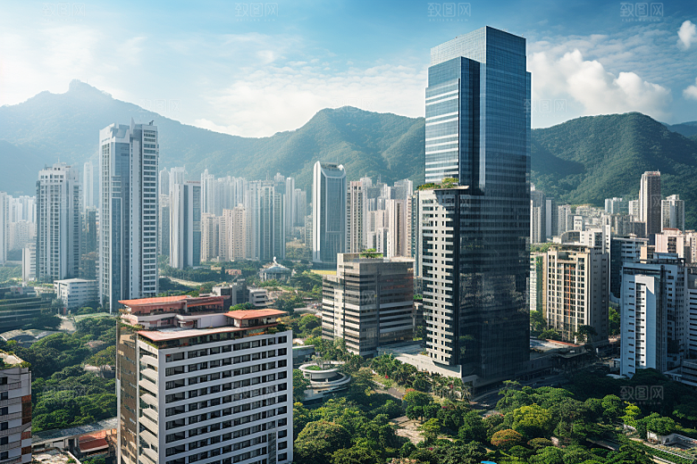 深圳城市风光旅行高清摄影图