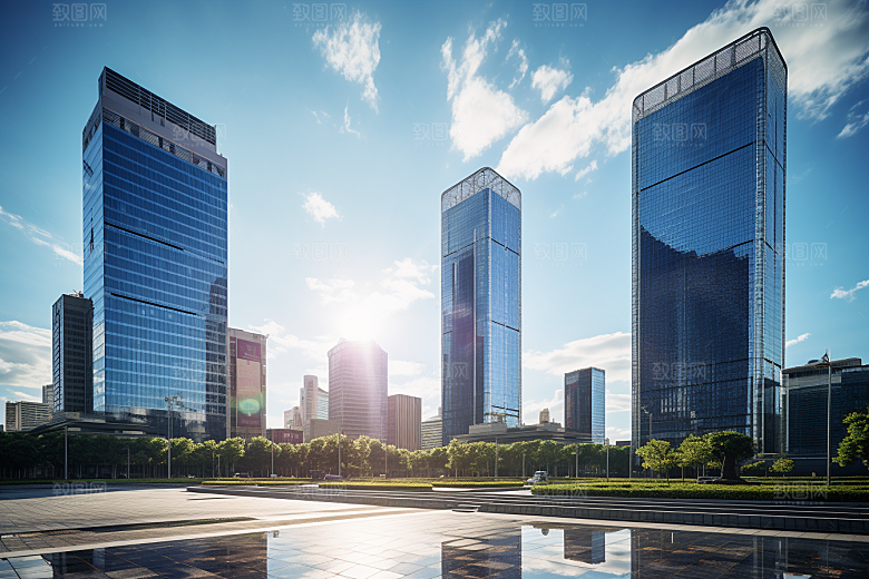 深圳城市风光经济特区风景摄影图