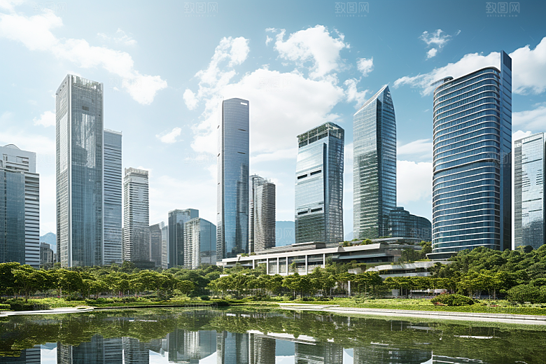 深圳城市风光旅游国内游摄影图