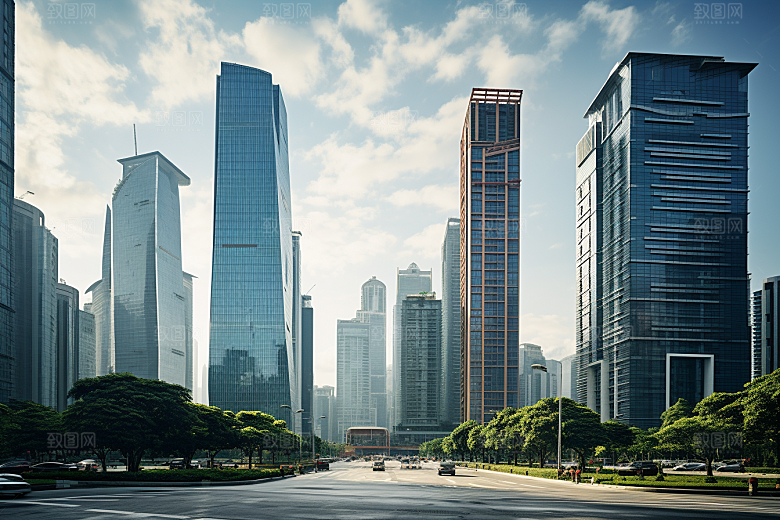 深圳城市风光景色新城摄影图