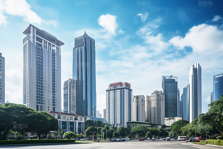 深圳城市风光国内游旅行摄影图