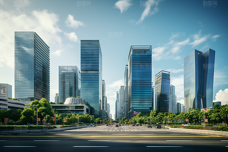 深圳城市风光旅游地标摄影图