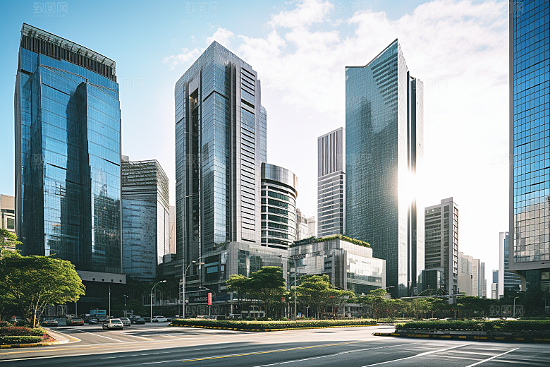 深圳城市风光高清风景摄影图