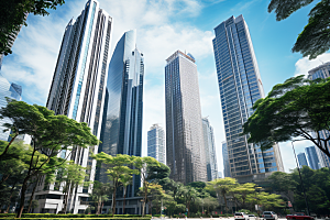 深圳城市风光经济特区景色摄影图