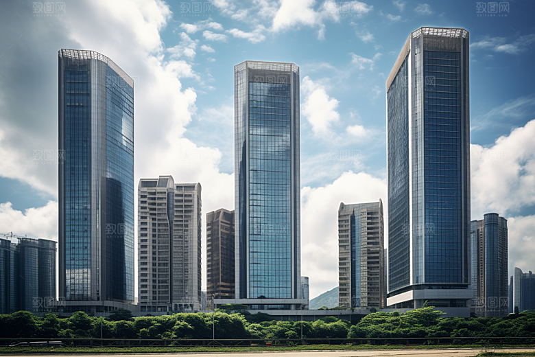 深圳城市风光新城景色摄影图