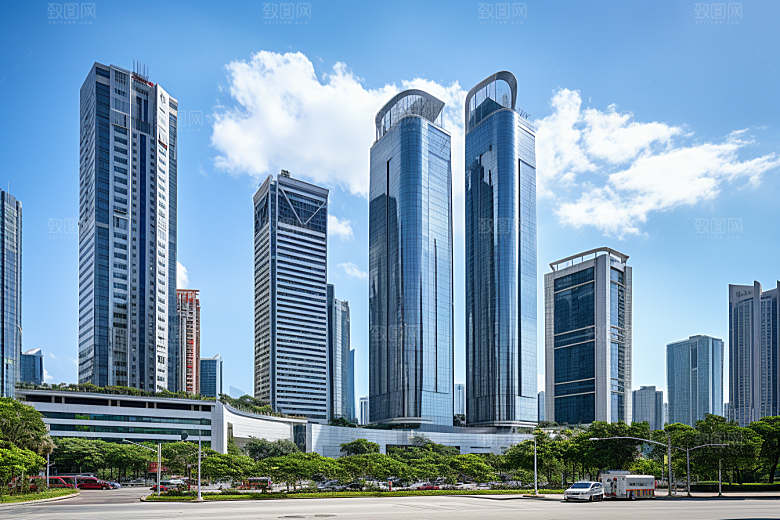 深圳城市风光经济特区国内游摄影图