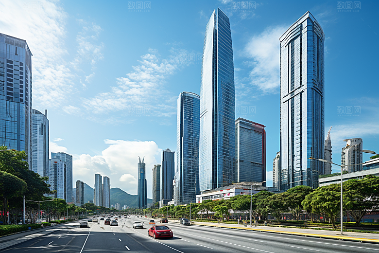 深圳城市风光国内游都市摄影图