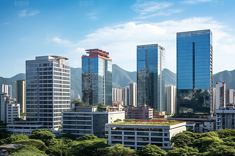 深圳城市风光新城经济特区摄影图