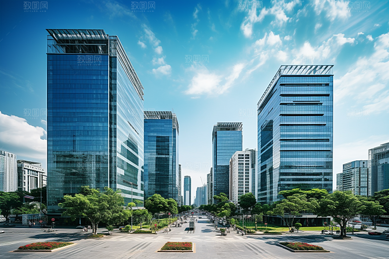 深圳城市风光旅行地标摄影图