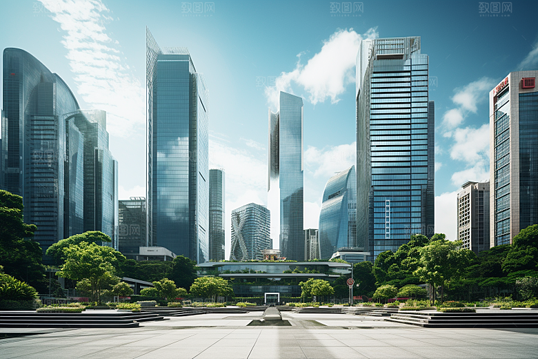 深圳城市风光经济特区现代化摄影图