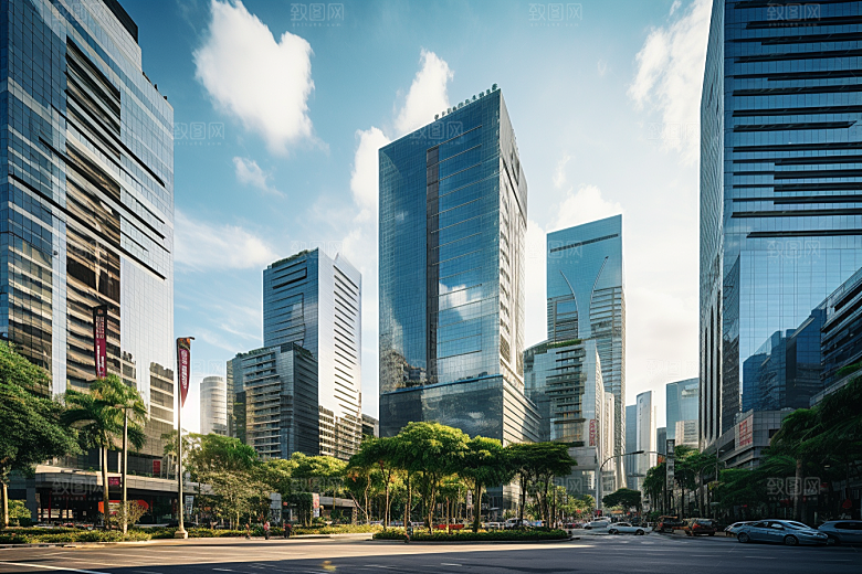 深圳城市风光高清风景摄影图