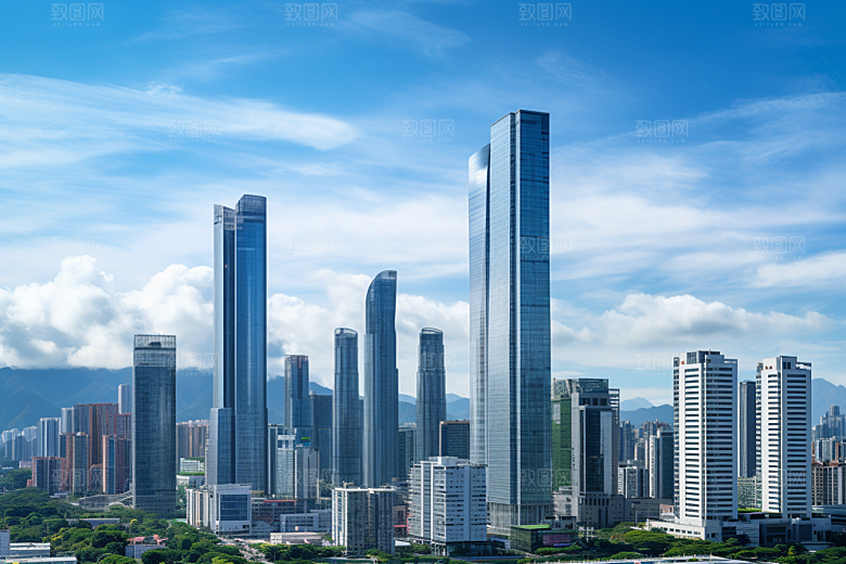 深圳城市风光都市国内游摄影图