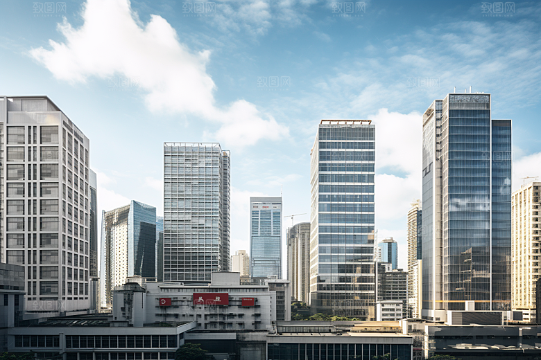 深圳城市风光景色现代化摄影图