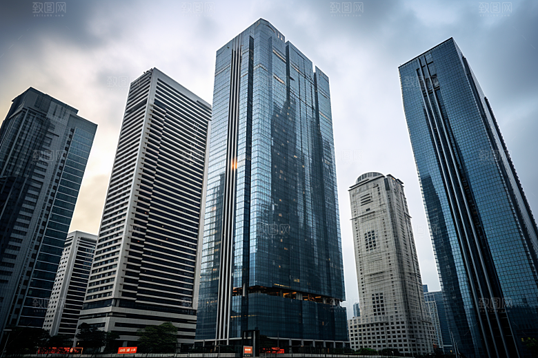 深圳城市风光高清新城摄影图