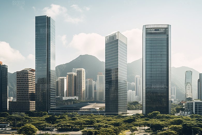 深圳城市风光旅游国内游摄影图