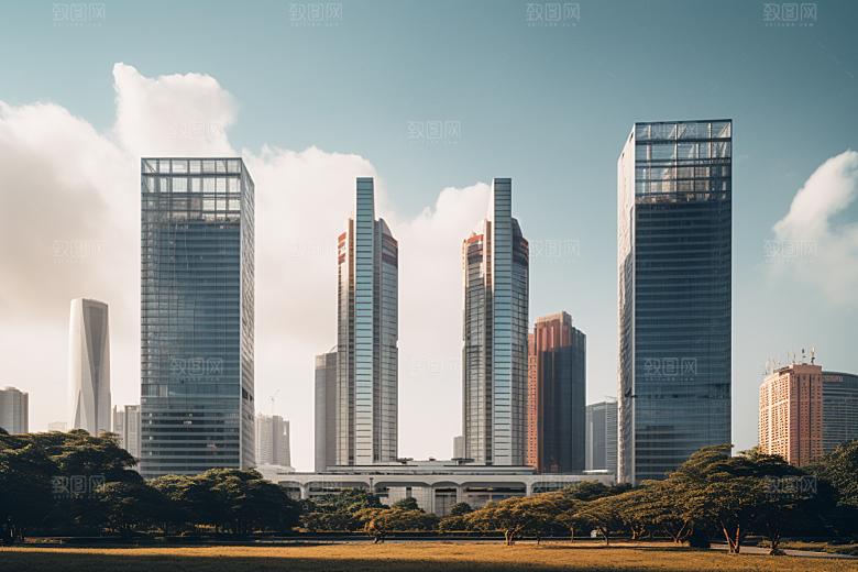 深圳城市风光景色地标摄影图