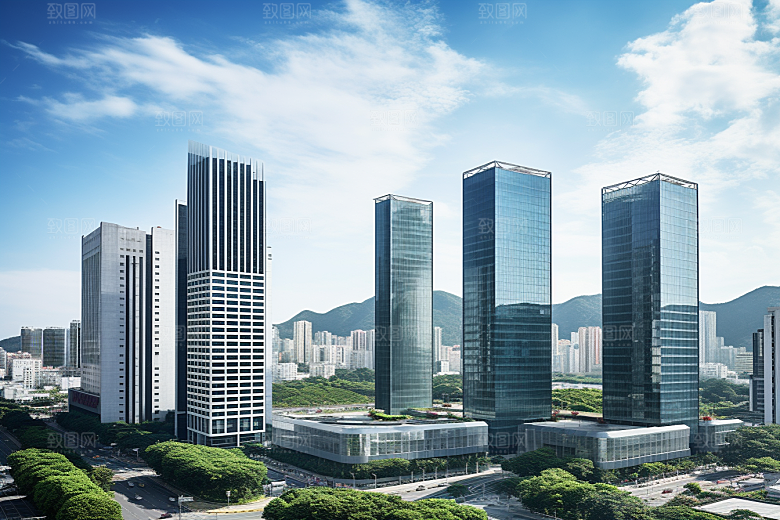 深圳城市风光风景高清摄影图