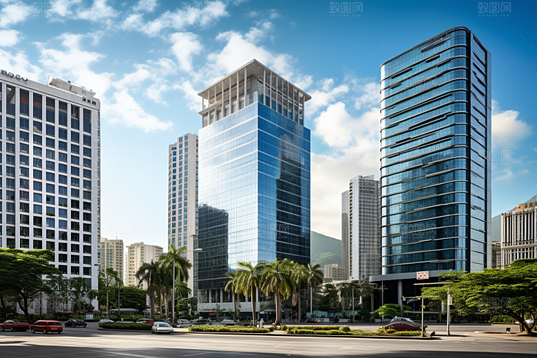 深圳城市风光国内游旅游摄影图