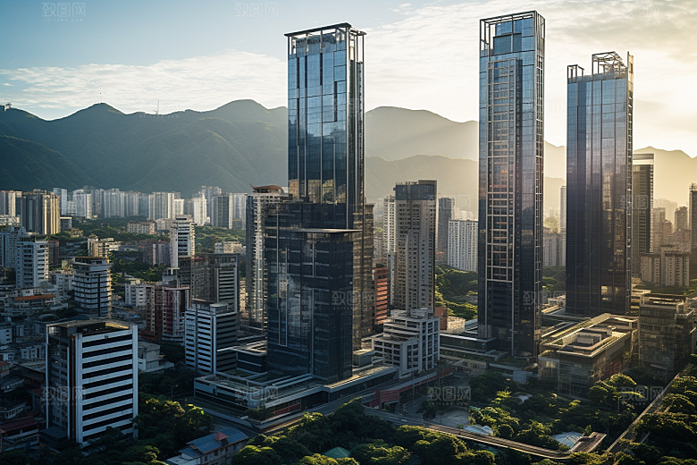 深圳城市风光经济特区地标摄影图