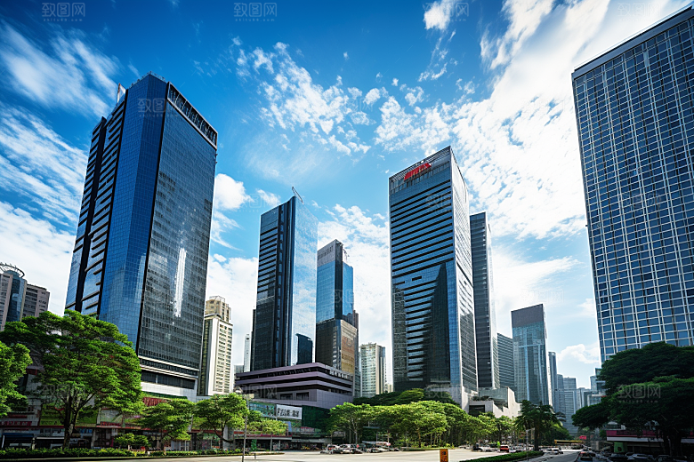 深圳城市风光旅行国内游摄影图