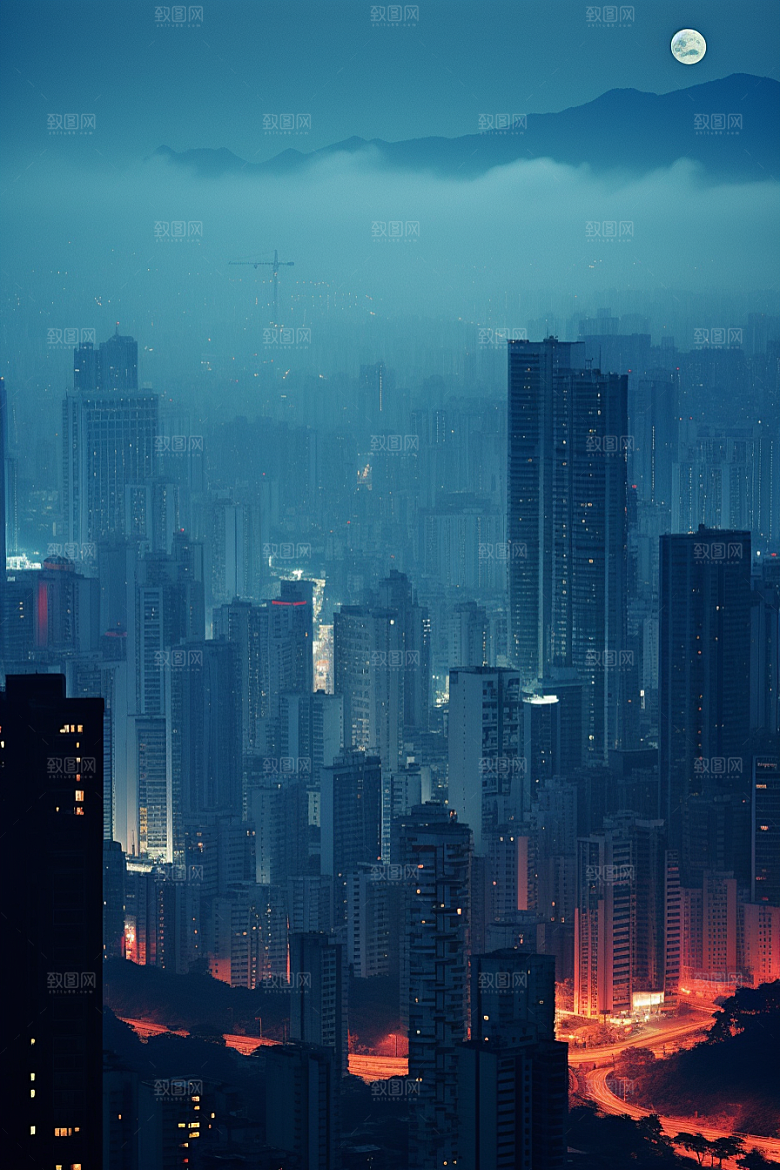 深圳城市风光经济特区高清摄影图
