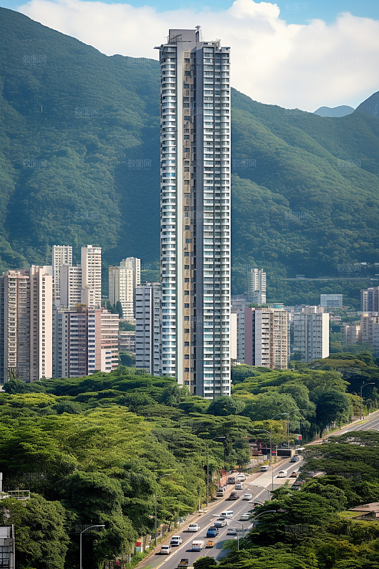 深圳城市风光现代化高清摄影图
