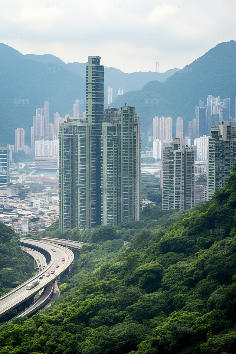 深圳城市风光景色都市摄影图