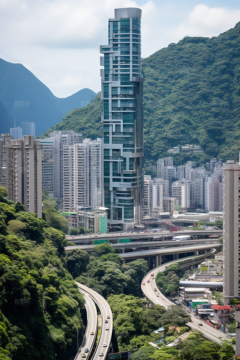 深圳城市风光经济特区景色摄影图