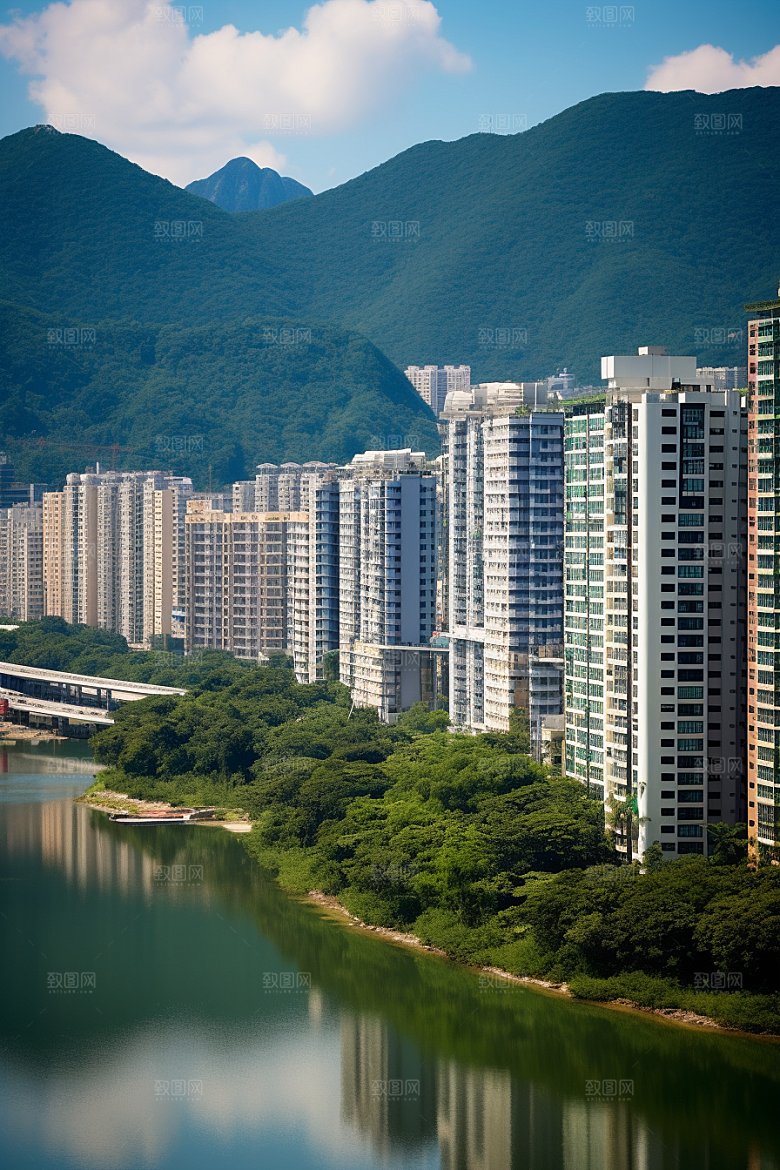 深圳城市风光风景景色摄影图