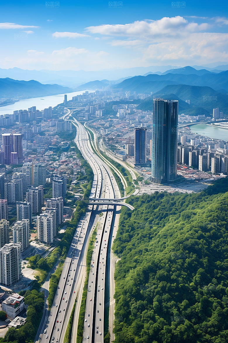 深圳城市风光都市旅游摄影图