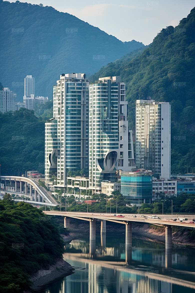 深圳城市风光国内游旅行摄影图