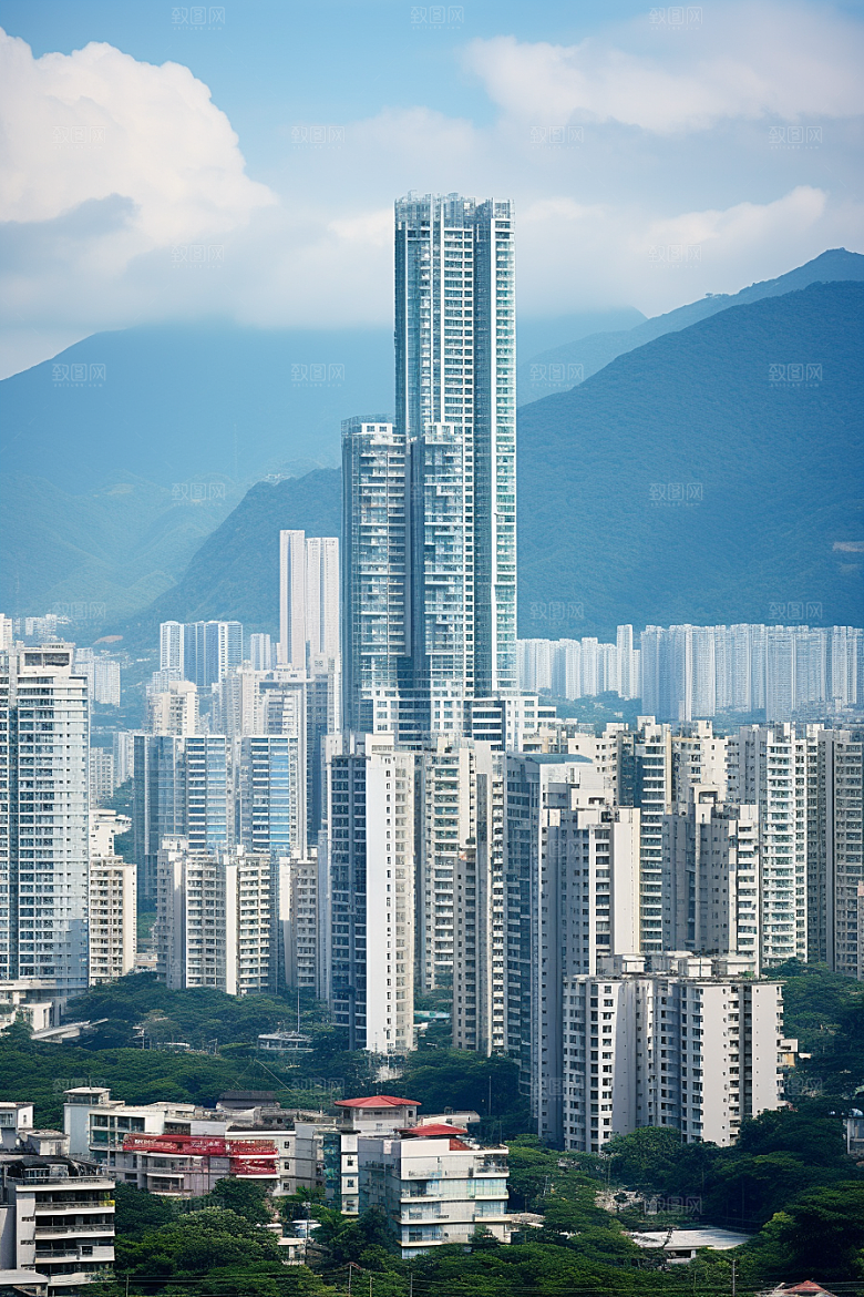 深圳城市风光旅行经济特区摄影图
