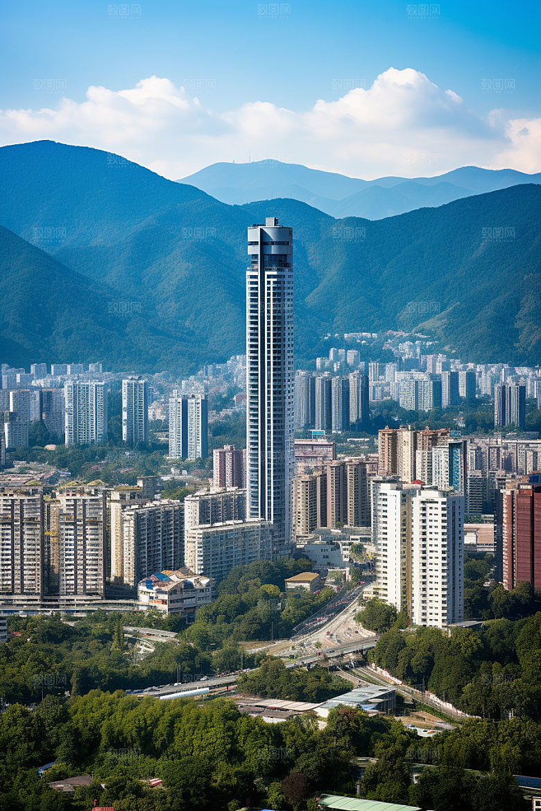 深圳城市风光高清旅游摄影图