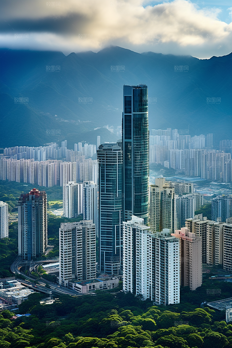 深圳城市风光新城经济特区摄影图