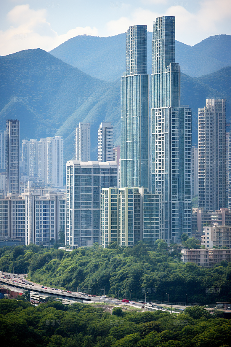 深圳城市风光新城国内游摄影图