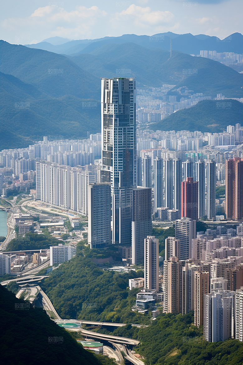 深圳城市风光旅行经济特区摄影图