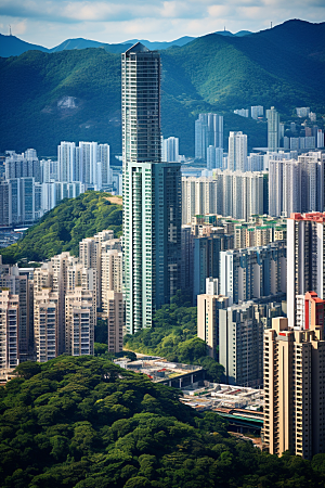 深圳城市风光地标旅行摄影图