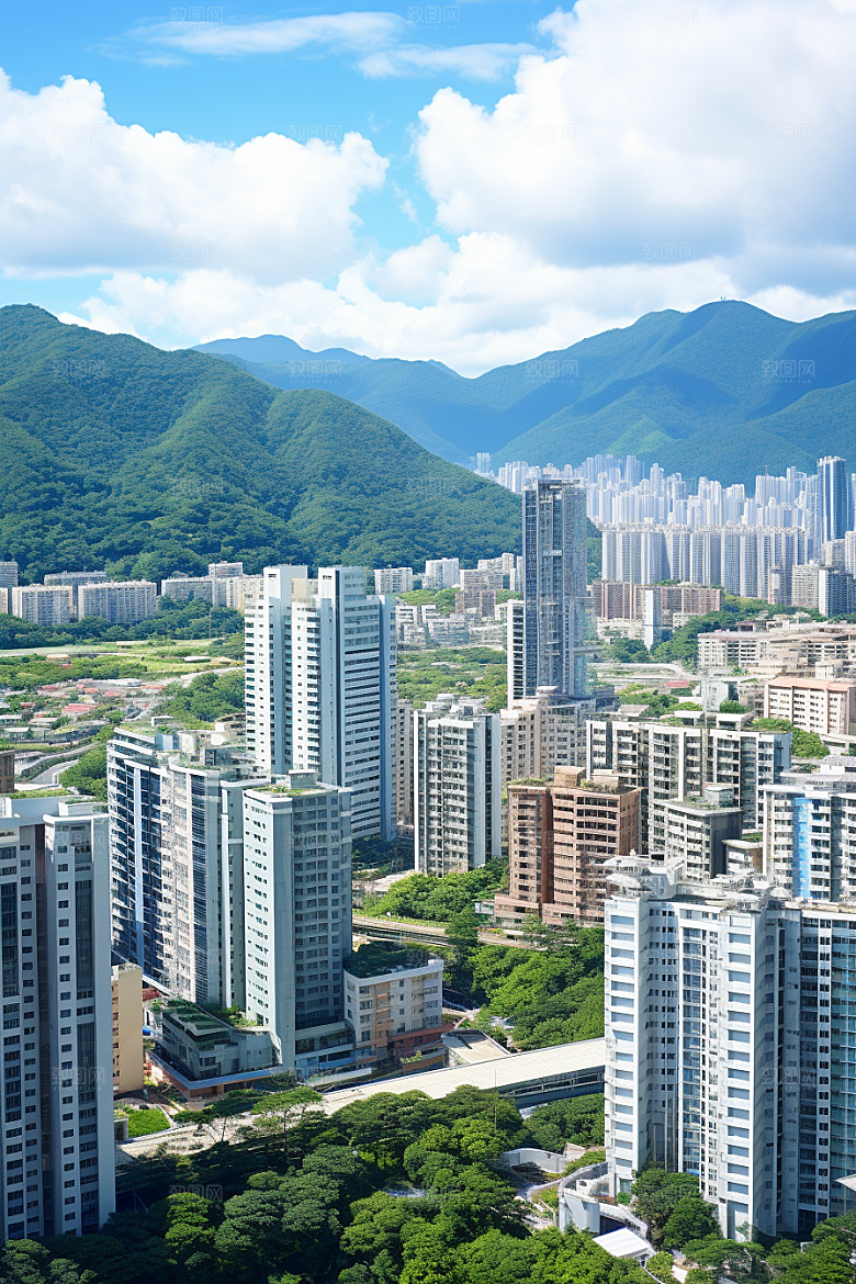 深圳城市风光地标都市摄影图