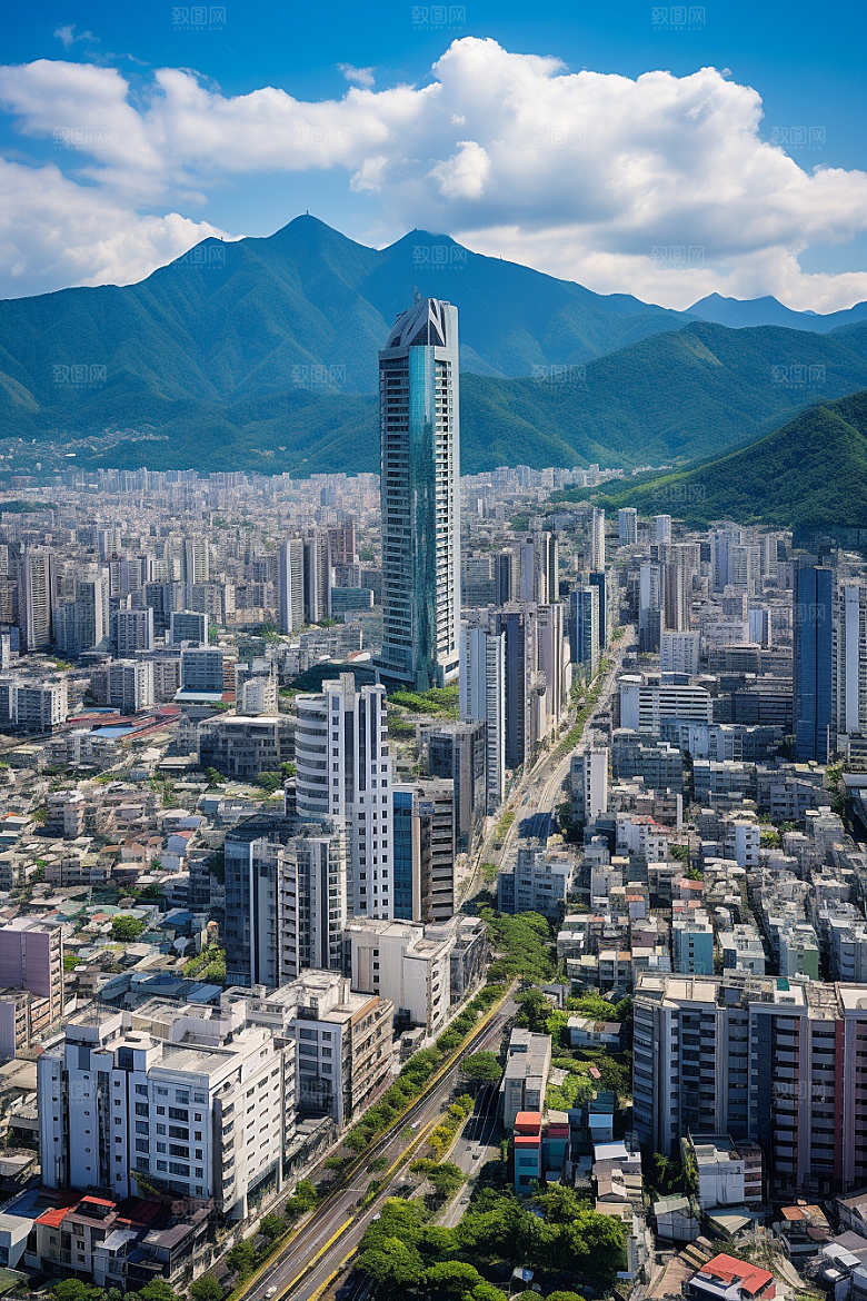 深圳城市风光新城高清摄影图