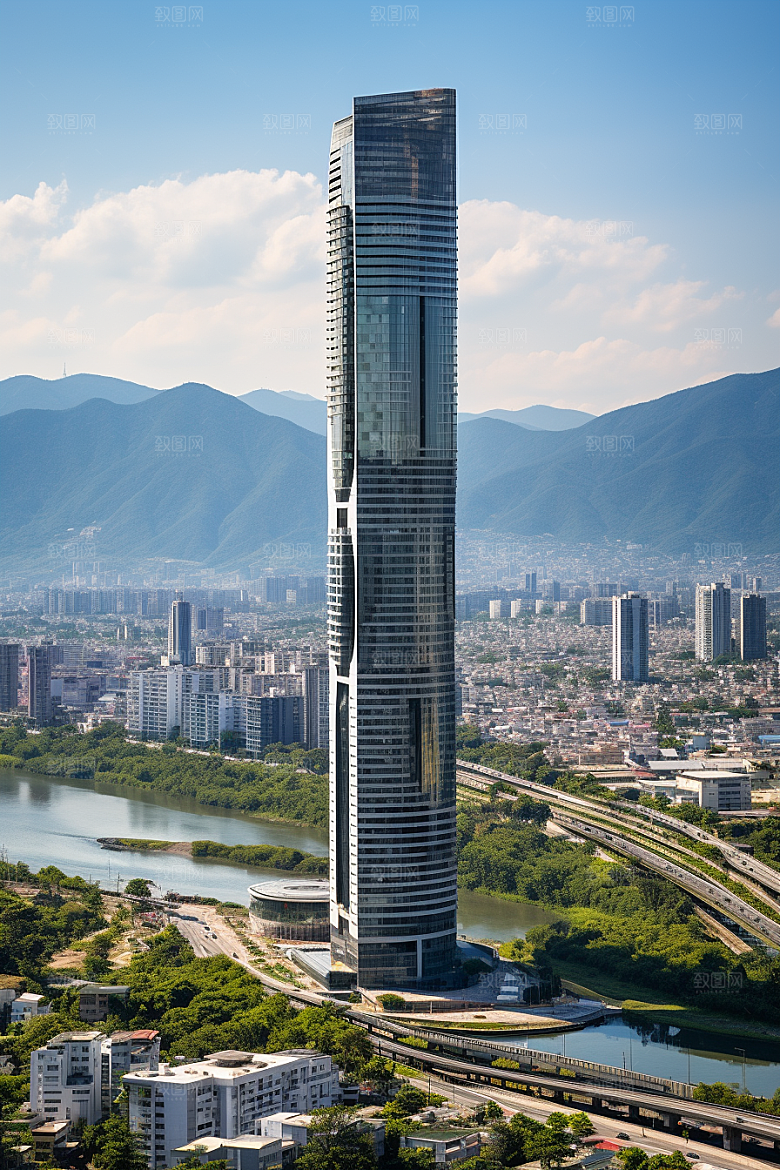 深圳城市风光景色新城摄影图