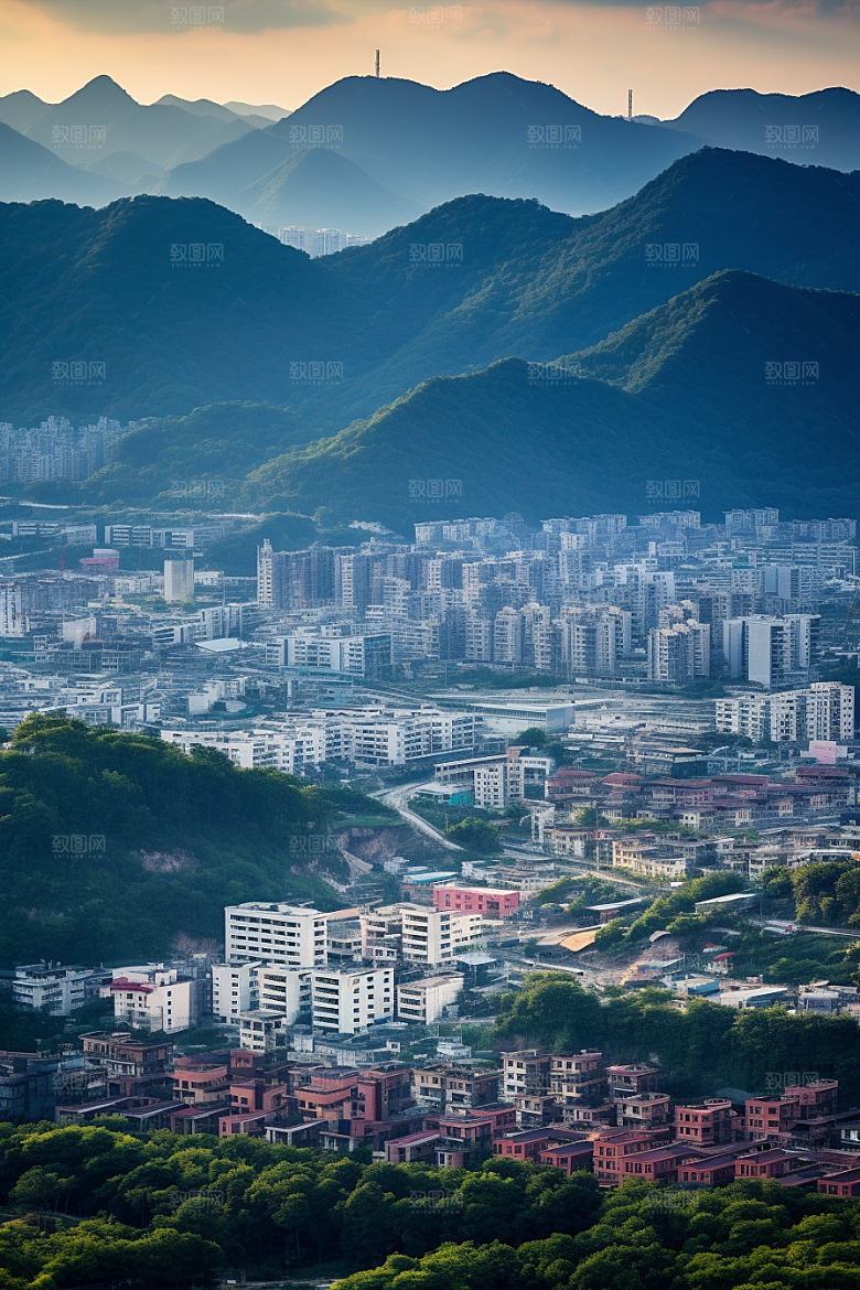深圳城市风光都市旅游摄影图