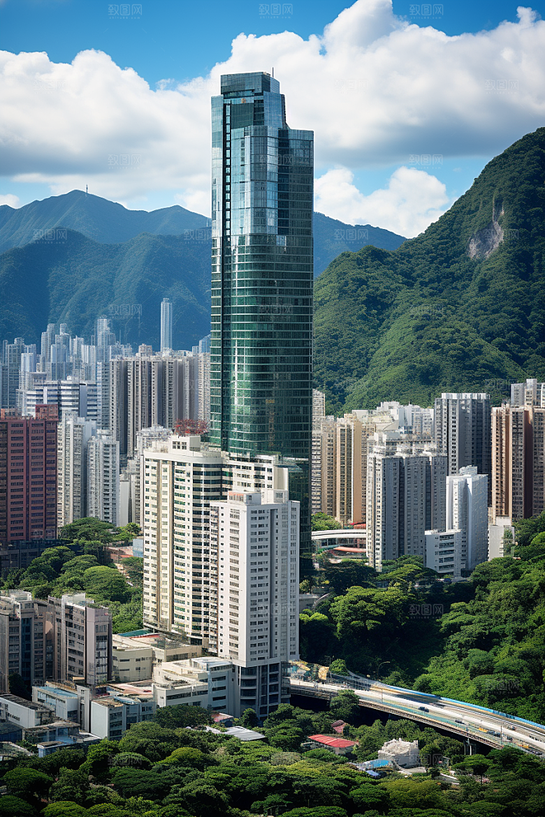 深圳城市风光旅游地标摄影图