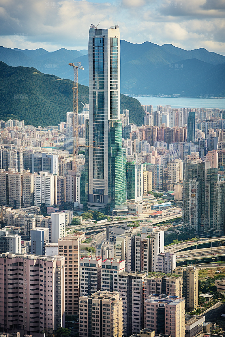 深圳城市风光高清经济特区摄影图