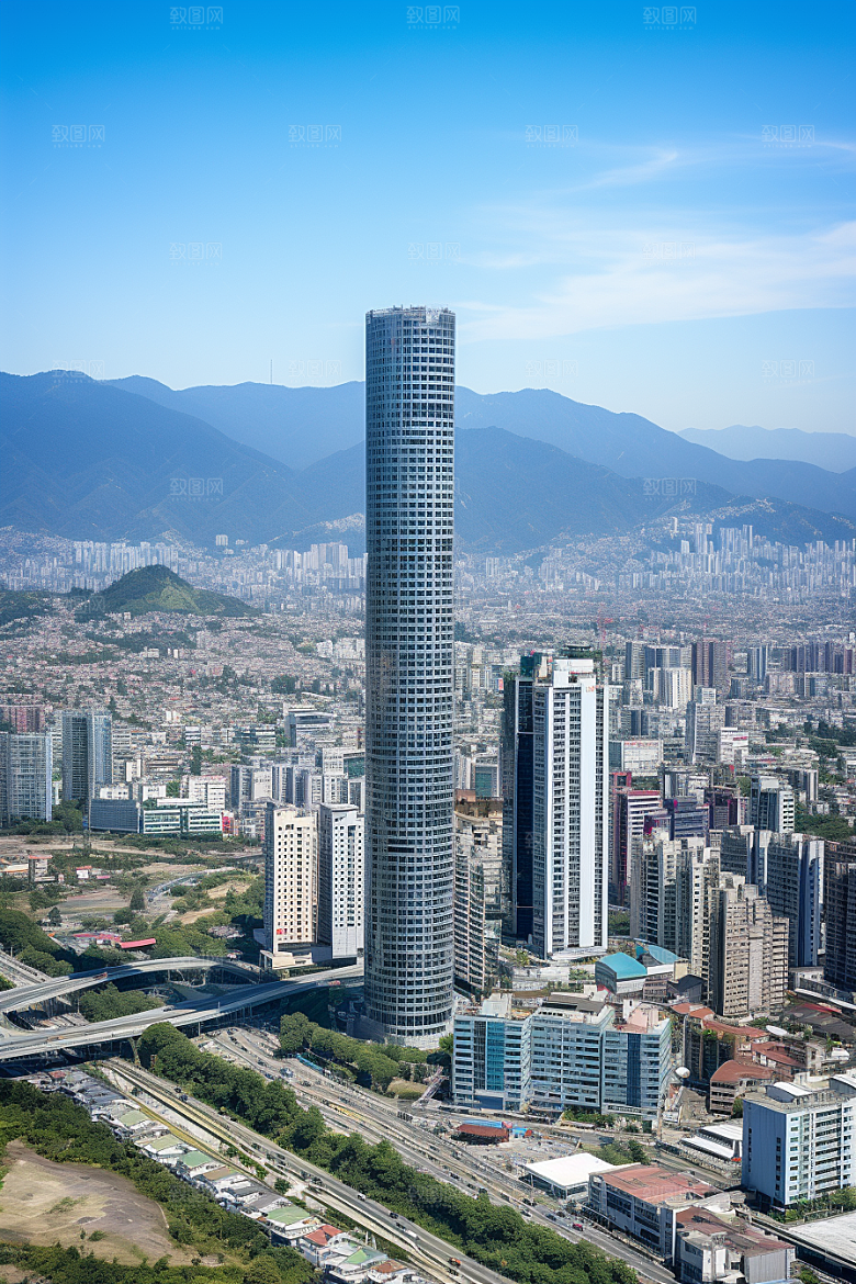 深圳城市风光新城都市摄影图