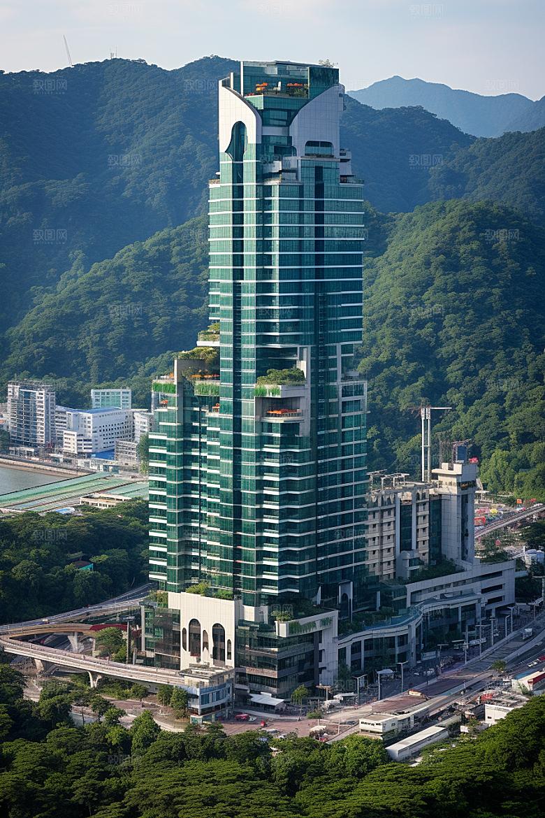 深圳城市风光高清现代化摄影图