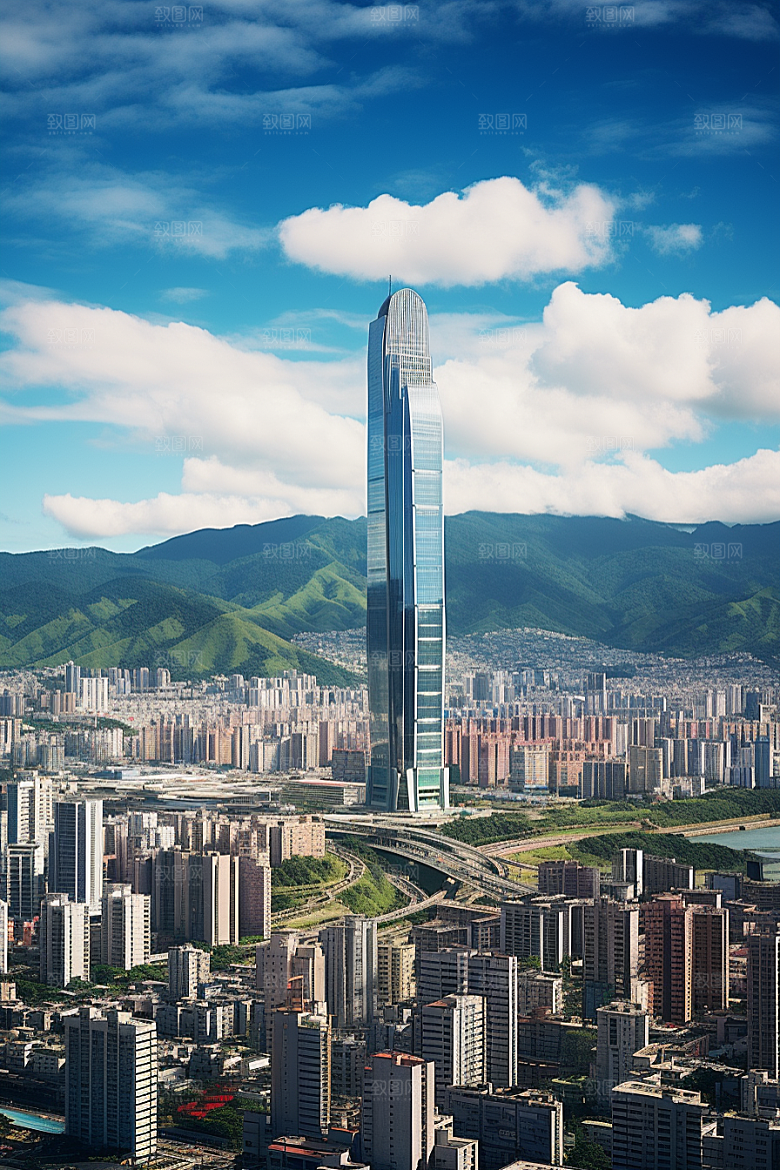 深圳城市风光都市风景摄影图